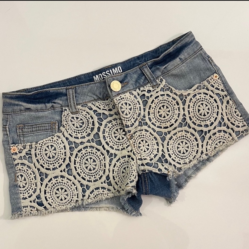 Mossimo Boho Crochet Shorts